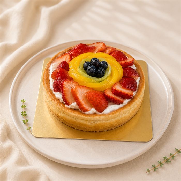 Mixfruit cheesecake