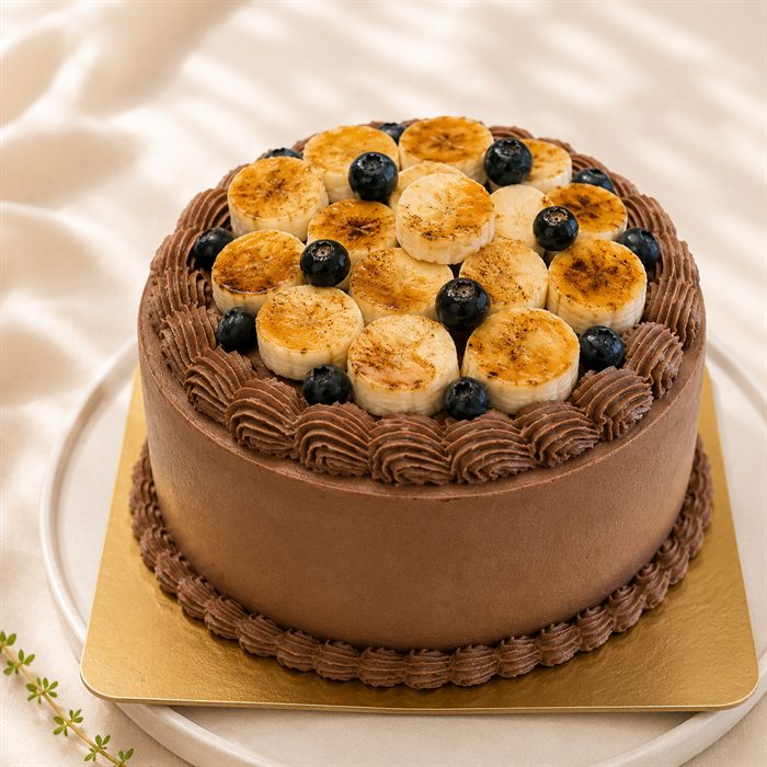 Chocolate banana cake