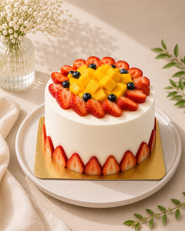 Mango Strawberry Lover cake