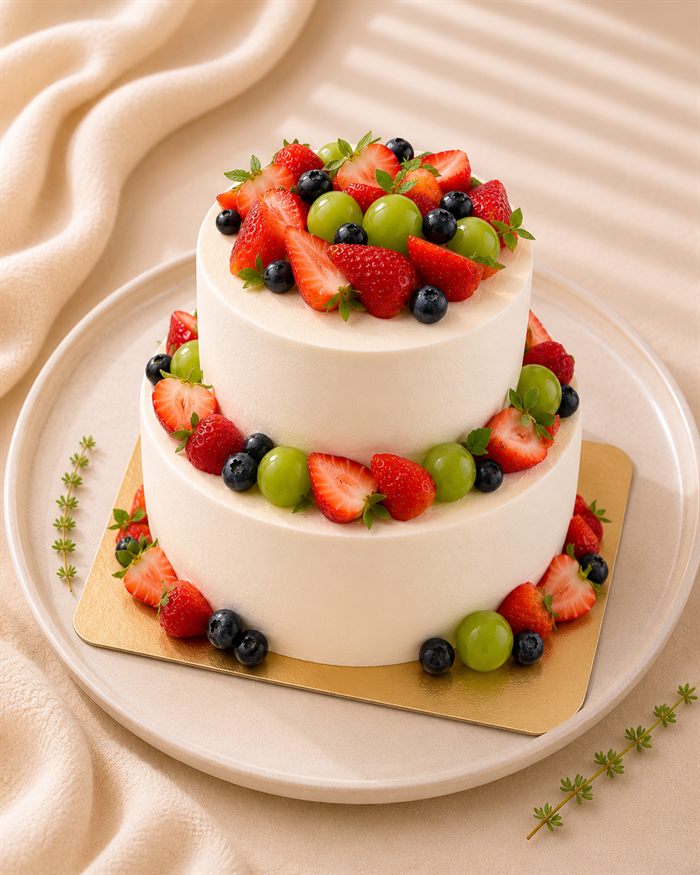 Two-tier special request cake