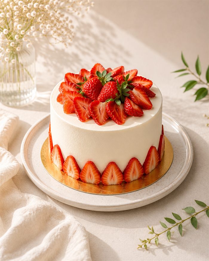 Strawberry Paradise cake